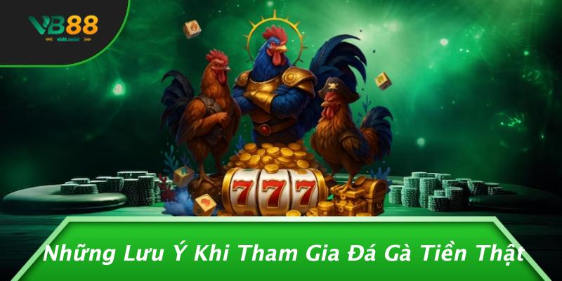 Đá Gà Tiền Thật Là Gì: Khám Phá Hình Thức Cược Đầy Kịch Tính Tại VB88 3 Những Lưu Ý Khi Tham Gia Đá Gà Tiền Thật